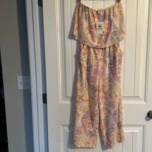 NWT Bebop off Shoulder Jumpsuit Size Small